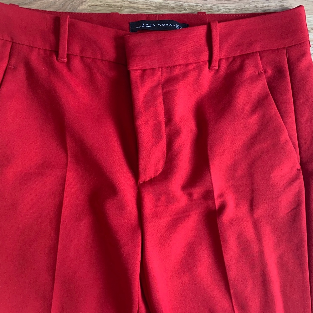 (Zara)Red Trousers